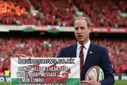 Prince William Wales Rugby Message